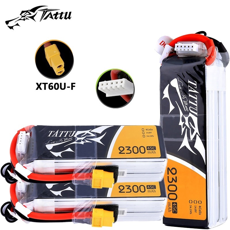 Drone Zll Rc - TATTU 2300mAh 4S 14.8V 45C Lipo