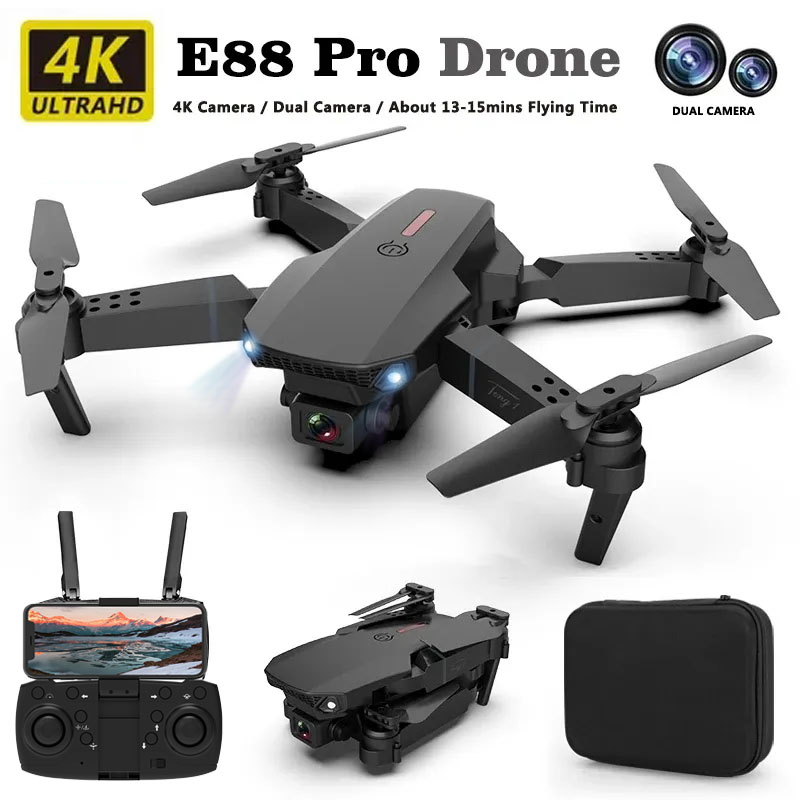 Drone Rc E88 Pro - E88pro Drone Profesyonel Dron Optik Akış
