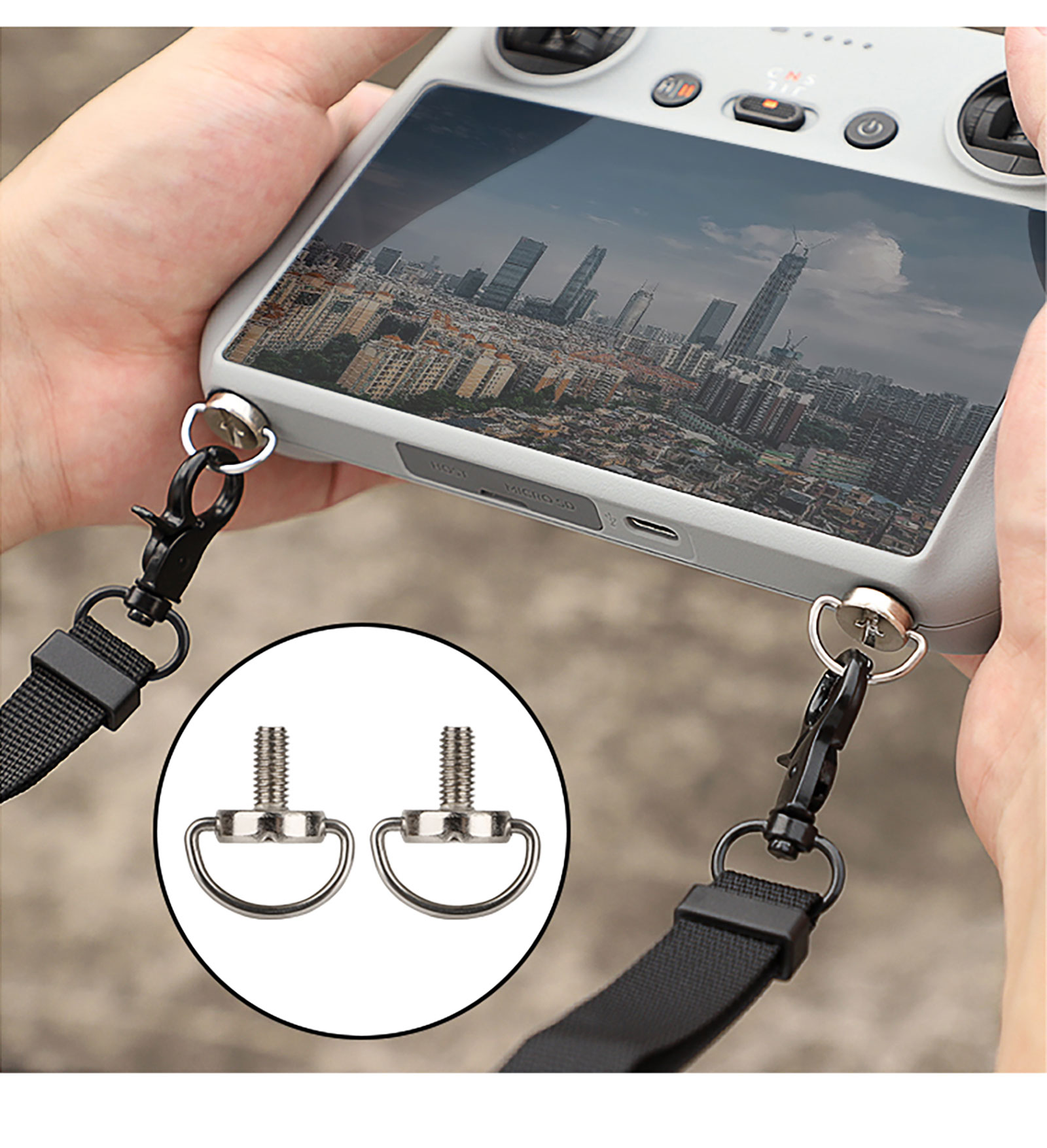 Drone Rc Controller Belt - Kordon Boyun Askısı DJI RC/DJI RC2/RC