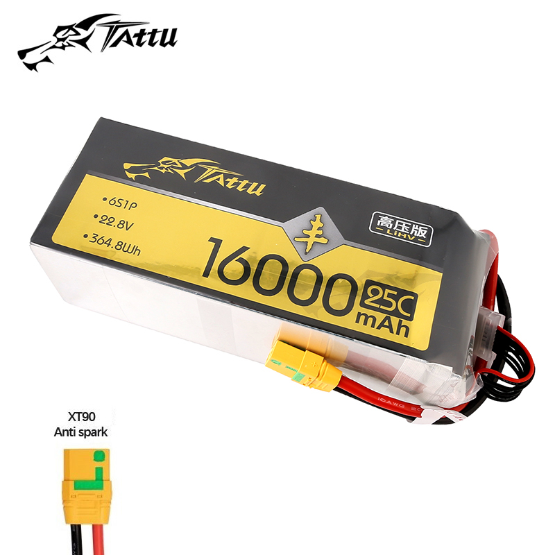 Drone Zll Rc - TATTU 16000mAh 25C 22.8V LiPo Pil