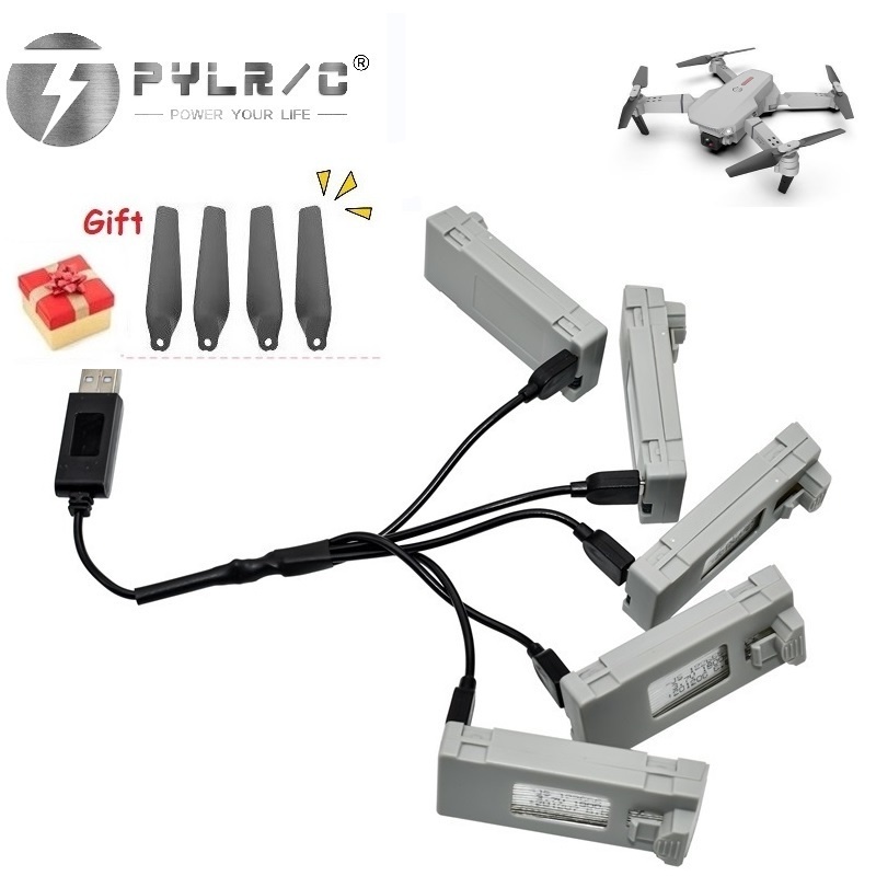 Drone Rc E88 Pro - 1/2/10 adet 3.7V 1800Mah RC Drone
