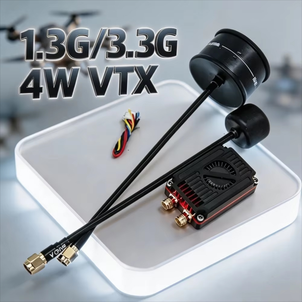 Vtx Video Transmitter - Rushfpv Rush 1.3G/3.3G 4W 7-30V Çift