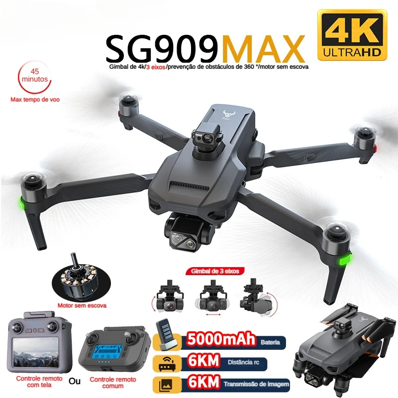 Drone Zll Rc - ZLL SG909 SG909MAX 4K Kameralı Profesyonel