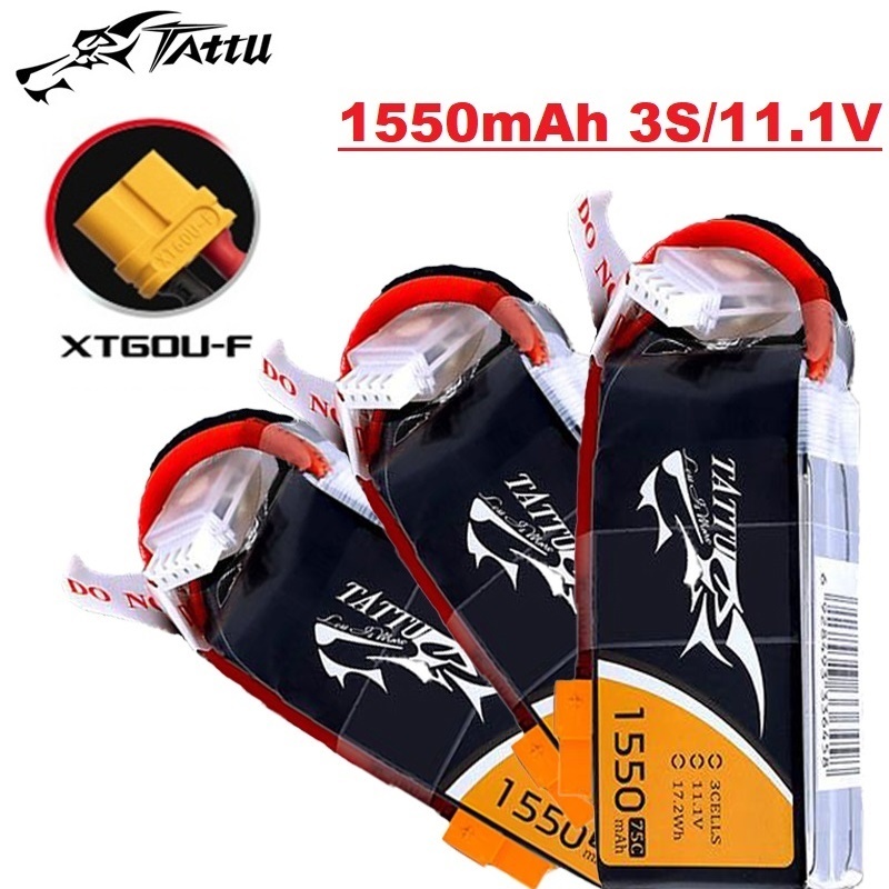 Drone Zll Rc - TATTU 3S 11.1V 1550mAh RC LiPo