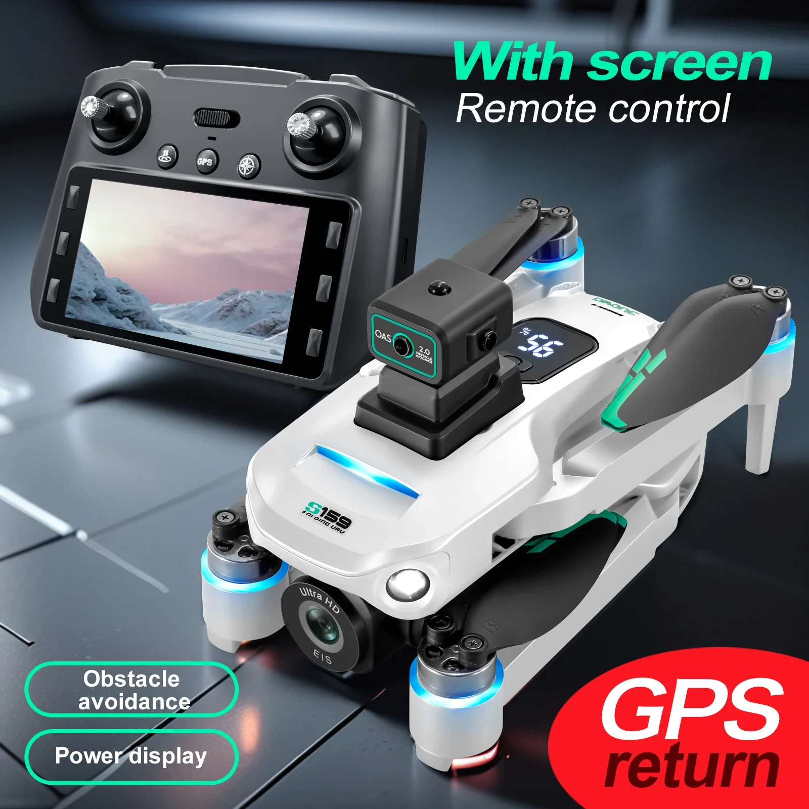 2024 S159 GPS Drone Profesyone - Drone Rc Gps S159 incelemesi ve fiyatı