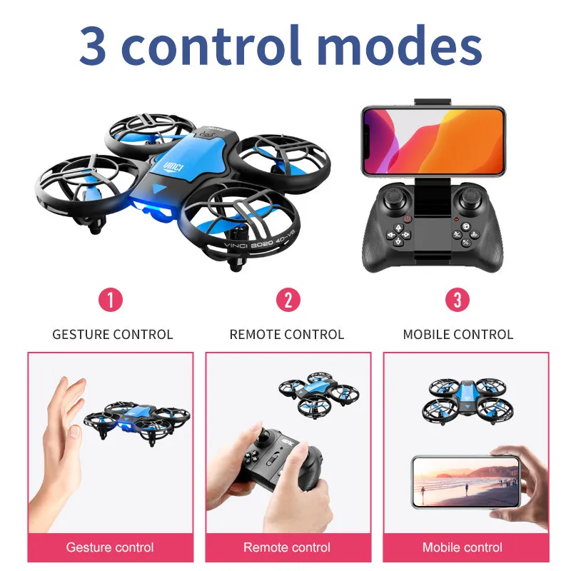V8 Yeni Mini Drone 4K Profesyo - Drone Rc Cable incelemesi ve fiyatı