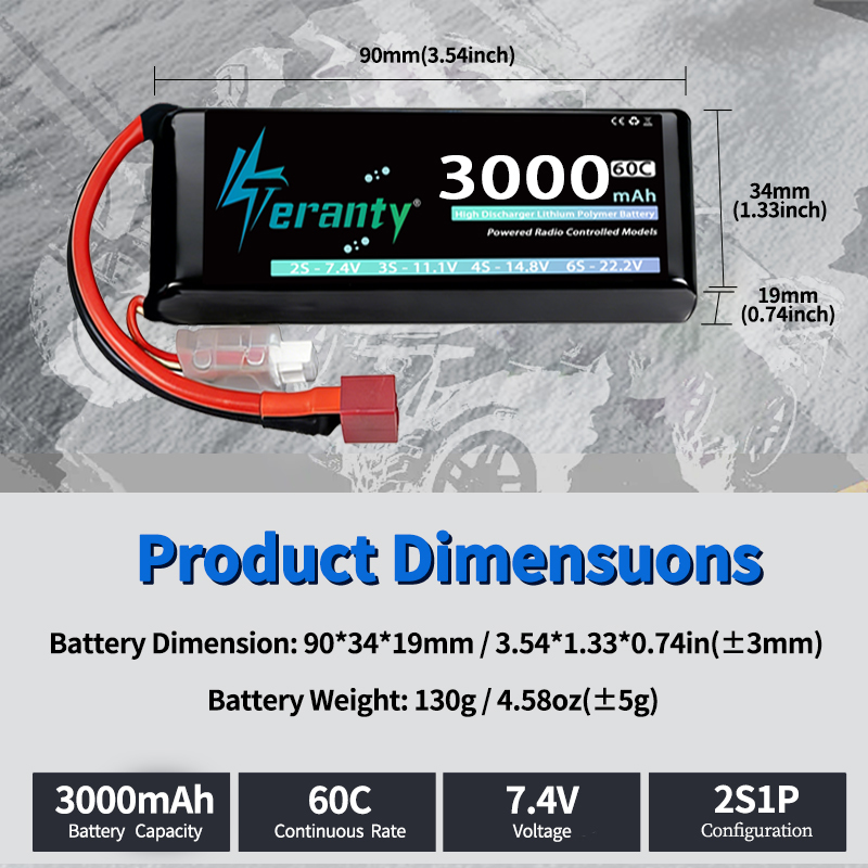 TERANTY 2S 3000mAh Lipo Pil 7. - Drone Rcs incelemesi ve fiyatı