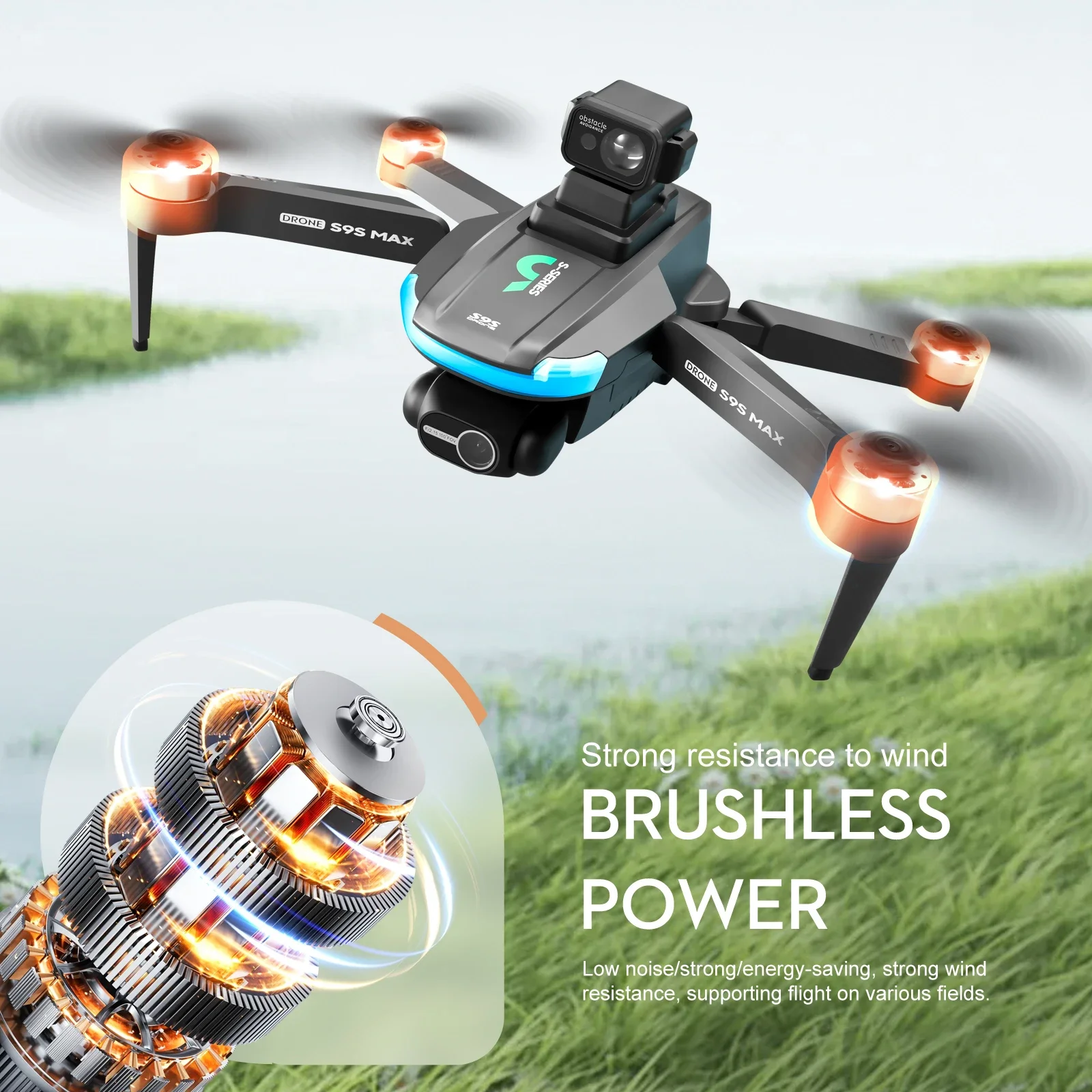 YENI S9S MAX MINI Drone 4K 2 E - Drone Rc Cable incelemesi ve fiyatı