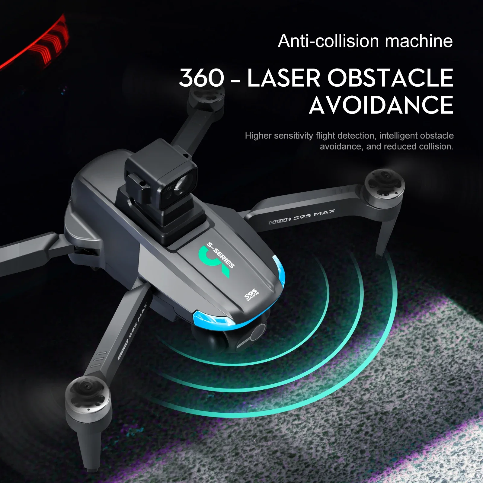 YENI S9S MAX MINI Drone 4K 2 E - Drone Rc Cable incelemesi ve fiyatı