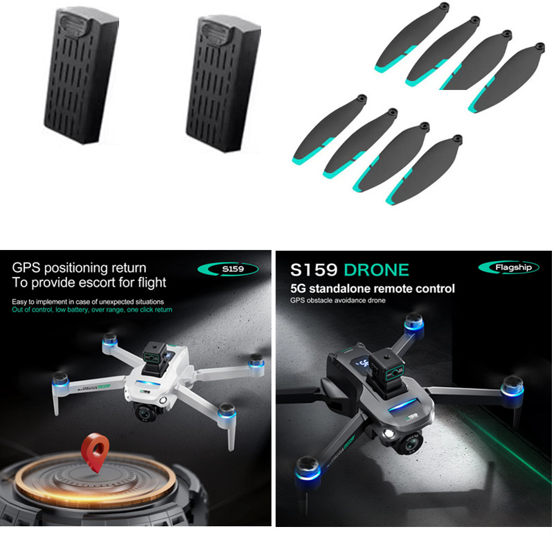 S159 Drone Pil S159 Fırçasız R - Drone Rc Gps S159 incelemesi ve fiyatı