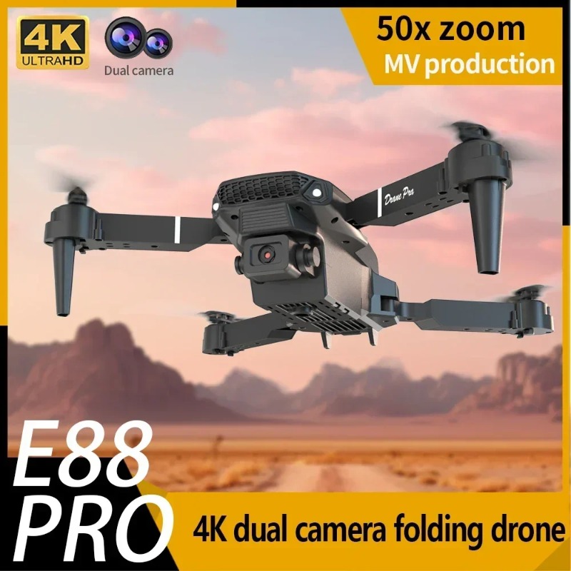 E88 Mini Drone 4K HD Kamera Wi - Drone E88 Rc Quadcopter incelemesi ve fiyatı