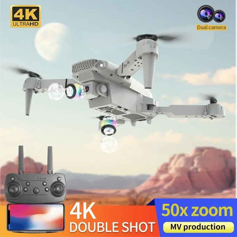 E88 Mini Drone 4K HD Kamera Wi - Drone E88 Rc Quadcopter incelemesi ve fiyatı
