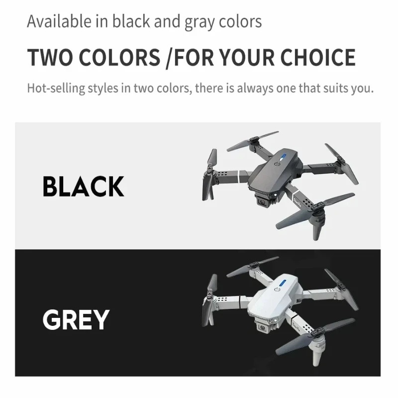 E88 Mini Drone 4K HD Kamera Wi - Drone E88 Rc Quadcopter incelemesi ve fiyatı
