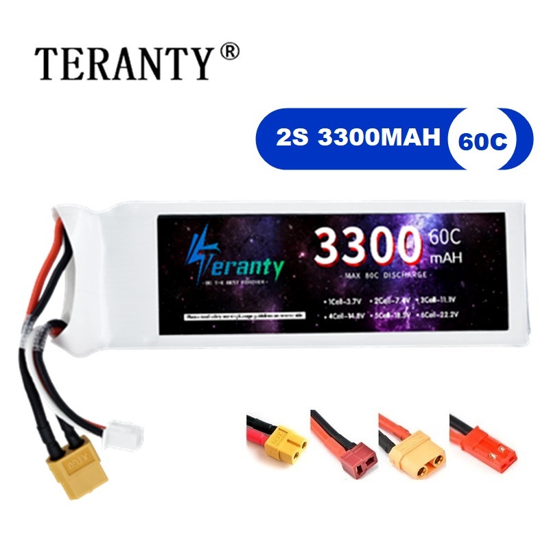 2S 7.4V LiPo Pil 3300mAh 60C A - Drone Rcs incelemesi ve fiyatı