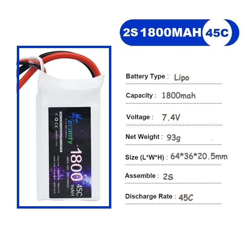 2 adet 7.4V Lipo 2S pil 1500ma - Drone Rcs incelemesi ve fiyatı