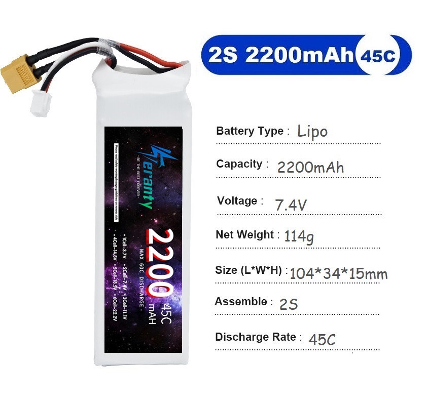 2 adet 7.4V Lipo 2S pil 1500ma - Drone Rcs incelemesi ve fiyatı