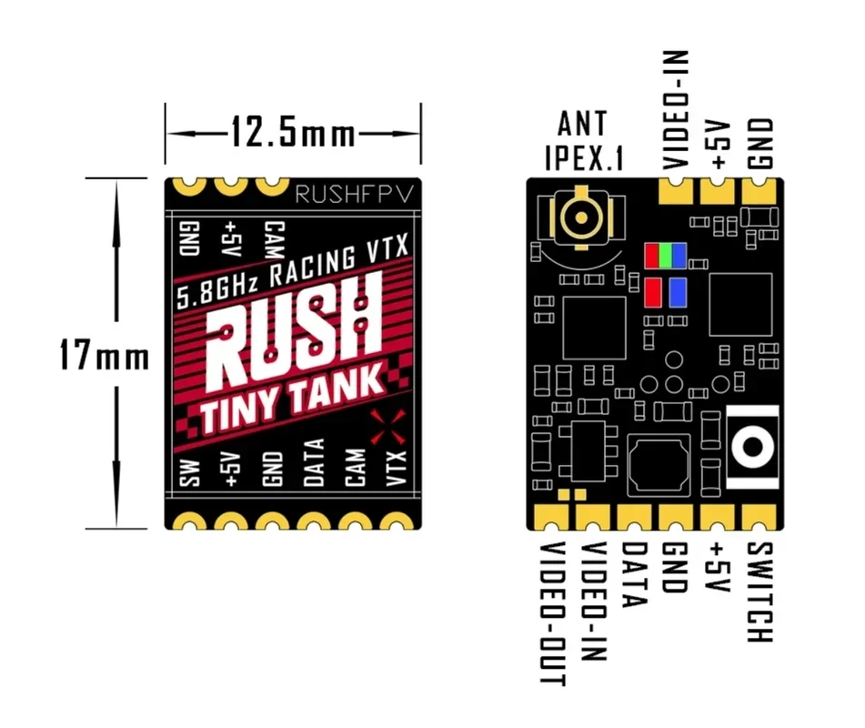 RUSHFPV Tiny Tank VTX 5.8GHz 3 - Vtx Video Transmitter incelemesi ve fiyatı