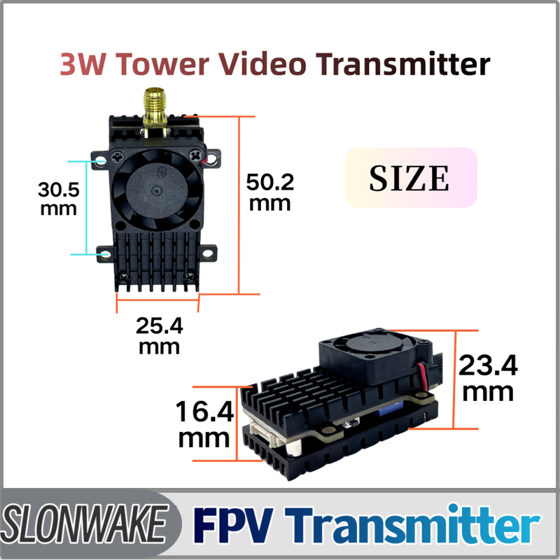 SLONWAKE 5.8G 3000mW Simülasyo - Vtx Video Transmitter incelemesi ve fiyatı