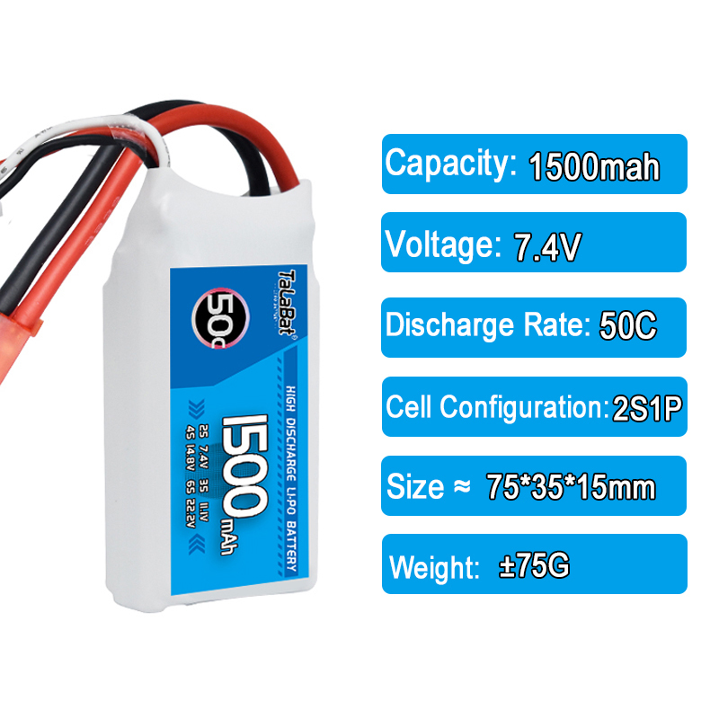 3 adet TalaBat 50C 1500mAh 7.4 - Drone Zll Rc incelemesi ve fiyatı