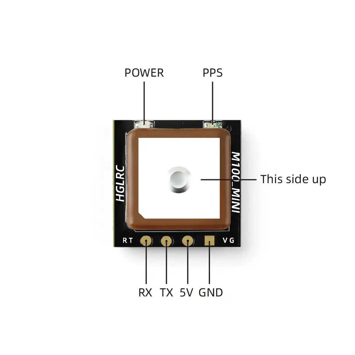 HGLRC M100 MINI GPS Modülü M10 - Drone Rcs incelemesi ve fiyatı