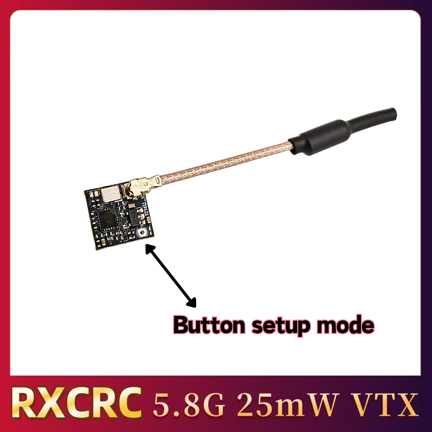 RXCRC 5.8GHz 48CH FPV 25mW Ana - Drone Rc Controller incelemesi ve fiyatı