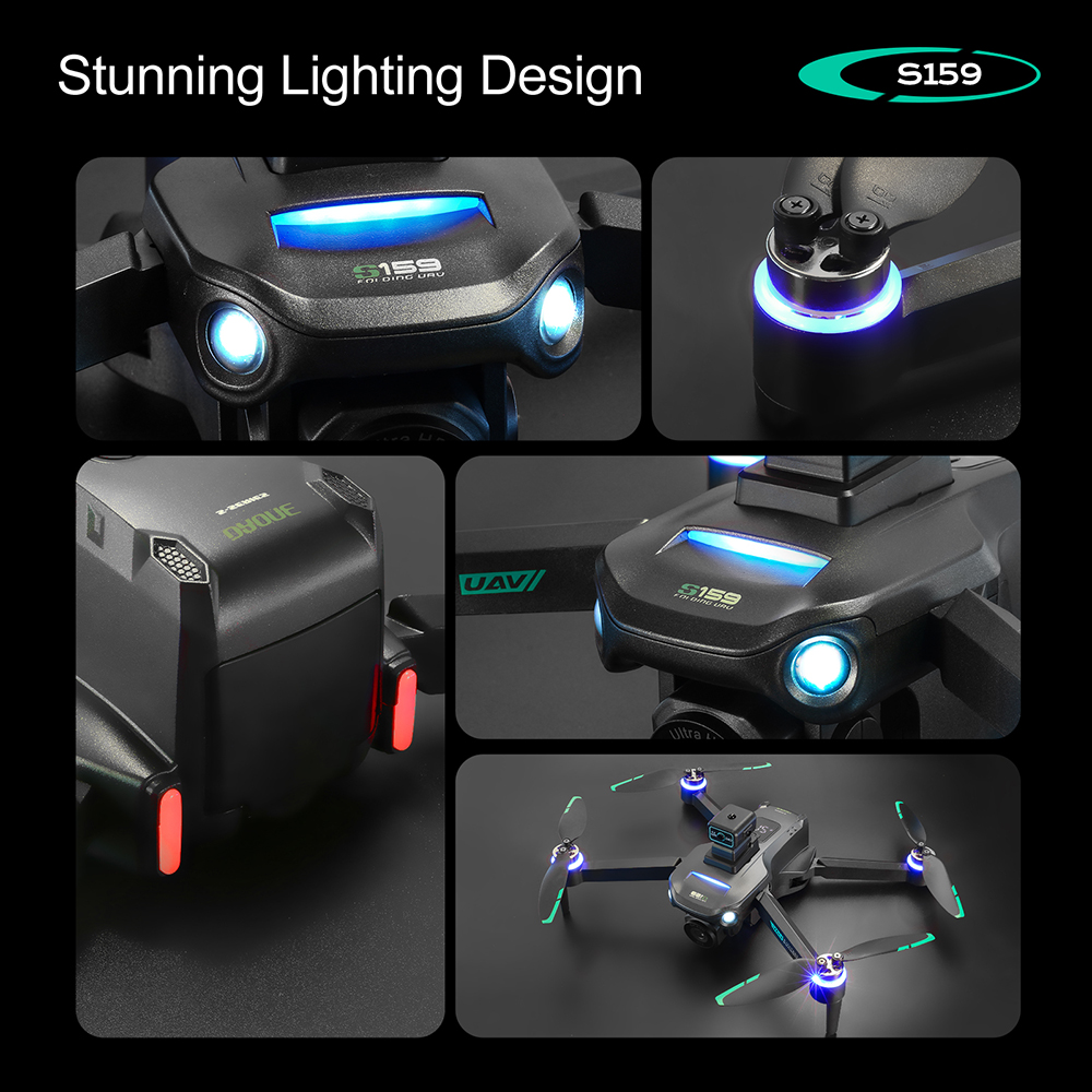 Yeni S159 Drone Profesyonel 8k - Drone Rc Gps S159 incelemesi ve fiyatı