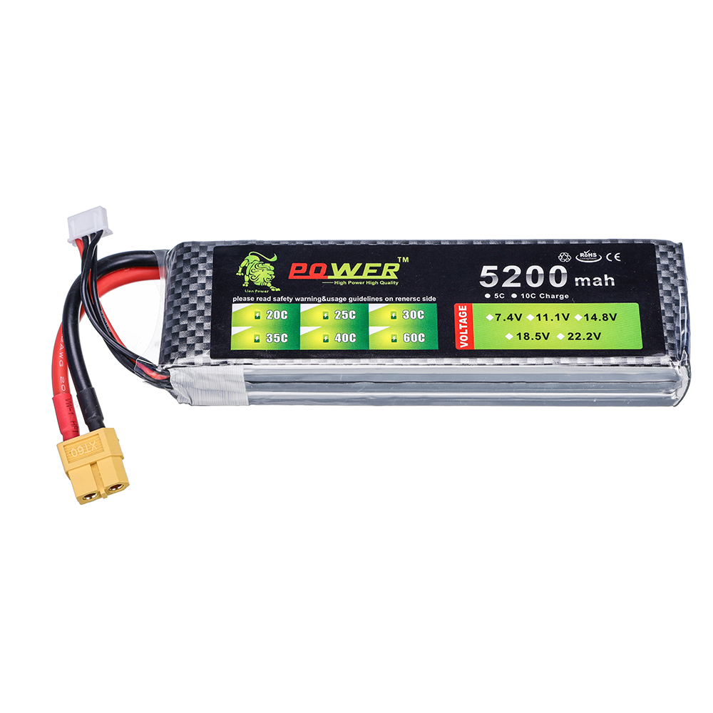 3S 5200mah 11.1V 60C Lipo Pil  - Drone Zll Rc incelemesi ve fiyatı