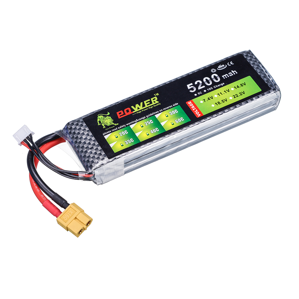 3S 5200mah 11.1V 60C Lipo Pil  - Drone Zll Rc incelemesi ve fiyatı